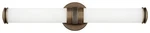 Hinkley Lighting 5073 Bronze Remi 24"W Bath Bar With Integrated Led. Fixed Price $329.00.