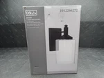 Dsi Lighting Jaylin 6" 1-LIGHT Matte Black Sconce W/ Clear & Frosted Glass Shade. Fixed Price $22.99.