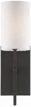 Crystorama Veronica 16 1/2" High Black Forged Wall Sconce. Fixed Price $178.00.