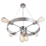 Unitary Brand Silvery Round Vintage Barn Metal Hanging Ceiling Chandelier Max.. Fixed Price $139.27.