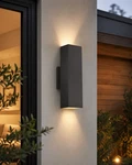 Visual Comfort & Modern Outdoor Wall Sconce Black Up/down Light New Open Box. Fixed Price $79.99.