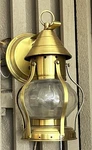 Norwell 1113-01-40 Vintage Style Antique Brass Wall Sconce Lantern Light Fixture. Fixed Price $109.00.