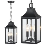 Myhxq 15 Large Outdoor Pendant Fixtures 3-LIGHT Exterior Hanging Lantern. Fixed Price $88.06.