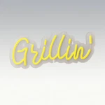 Designs Direct Grillin' Led Neon Outdoor Wall Light. Fixed Price $13.59.