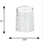 Allen + Roth Latchbury Glass Vanity Light Shade N642C 5.5 In X 4.25. Fixed Price $5.00.