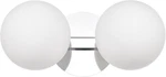 Modern Chrome 2-LIGHT Globe Bathroom Vanity Wall Sconce Fixture. Fixed Price $159.99.