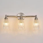 Hddfl Brushed Nickel Bathroom Fixture Vanity Lighting 3 Lights.... Fixed Price $65.28.