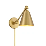 Wall Sconce In Natural Brass. Fixed Price $364.00.