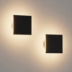 2 Packs Led Wall Light Outdoor Indoor Modern Sconce Mini Bla.... Fixed Price $93.39.