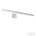 Dainolite Leonardo 4 Picture Light, Satin Chrome/frosted PIC222-32LED-SC. Fixed Price $310.00.