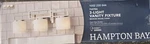 Hampton Bay Tustna 3-LIGHT Brushed Nickel Bathroom Vanity 20366-001 New. Fixed Price $39.00.