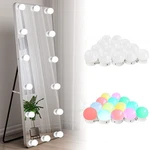 Led Vanity Lights For Mirror Hollywood Rgb Colorful Diy Dimmable 14-BULB Siccoo. Fixed Price $39.39.