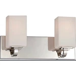 Nuvo 60/5182 Two Light Vanity, 2LT, Polished Nickel. Fixed Price $76.49.