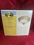 Hampton Bay Ceiling 2 Light Bercello Estates Flushmount Glass Shade New. Fixed Price $13.49.