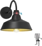 12.4'' Motion Sensor Outdoor Barn Lights, Dusk To Dawn Lighting Wall Mou. Fixed Price $104.99.