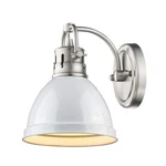 Golden Lighting 3602-BA1-PW White Duncan Single 9"H Bathroom Sconce. Fixed Price $82.49.