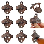 Rustic Bar Cast Iron Texas Beer Soda Bottle Opener Wall Mounted Brown Pack Of 6. Fixed Price $29.95.