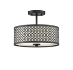 Trade Winds Hutchins Semi-flush Mount Drum Ceiling Light. Fixed Price $160.00.