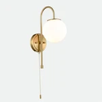 Modern Wall Light Fixtures Gold Sconce With Pull Chain For Bedroom Bathroom. Fixed Price $79.99.