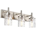 Bathroom Vanity Lighting Fixtures 3 Lights,brushed Nickel Lig.... Fixed Price $142.51.