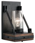 Kichler 43436AUB Colerne 1-LIGHT 14.75" Wall Bracket Auburn Stained Finish. Fixed Price $434.99.