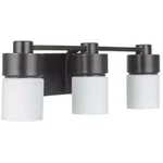 District 3-LIGHT Bathroom Vanity In Flat Black. Fixed Price $105.30.