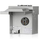 Wilawels Amp Rv Power Outlet Box, 125V/250V Nema 14-50R, Gray. Fixed Price $36.79.