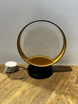 Sonneman Satin Black And Apricot Light Guide Ring Led Sconce. Fixed Price $300.00.