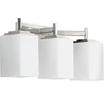 Quorum 5084-3-65 Delta 20" 3-LIGHT Bath Vanity Satin Nickel. Fixed Price $180.00.