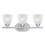 Maxim Lighting 11313FTSN Axis 3-LIGHT Bath Vanity Satin Nickel Finish New Nib. Fixed Price $40.49.