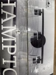 Hampton Bay Eastburn 22 In. 3-LIGHT Matte Black Vanity Clear Glass. Fixed Price $28.99.