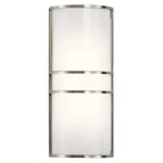 Kichler 2 Light Wall Sconce Led, Brushed Nickel - 11315NILED. Fixed Price $229.97.