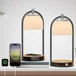 Koopala 15W Wireless Charging Bedside Led Table Lamps Set Of 2, Modern Small .... Fixed Price $102.48.