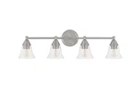 Hampton Bay Marsden 32.5IN. 4-LIGHT Brushed Nickel Transitional VANITYHB3678-35. Fixed Price $89.99.