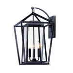 Maxim Lighting Artisan 3-LIGHT Outdoor Wall Sconce, Black 3176CLBK. Fixed Price $380.80.