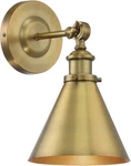 Savoy House 9-0901-1-322 Glenn Wall Sconce, 1-LIGHT 60 Watts, Warm Brass. Fixed Price $148.78.