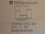 Millennium Lighting 2702BN Verlana 14"W Bathroom Vanity - Brushed Nickel. Fixed Price $39.99.