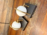 Pair Maxim Lighting Revolve Led 1-LIGHT Wall Sconce, Black/gold 21601SWBKGLD. Fixed Price $75.50.