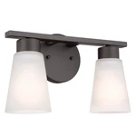Stamos 2-LIGHT Bathroom Vanity In Olde Bronze. Fixed Price $69.97.