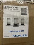 Kichler Crosby Brushed Nickel Bathroom Vanity Light W/satin Etched Opal Glass. Fixed Price $93.60.