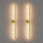 Coinmit 40INCH Hardwired Gold Wall Sconces Set Of TWO,360 Rotate Modern Line.... Fixed Price $199.97.