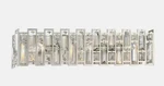 Designers Fountain 88203-SP 3-LIGHT 23" Wide Wall Sconce W/glass Elements. Fixed Price $80.97.