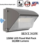 Commercial 150WATT Led Wall Pack Outdoor Security Lighting Fixture 5000K. Fixed Price $87.00.