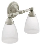 Moen YB2262BN Brantford 2-LIGHT Dual-mount Bathroom Vanity Fixture. Fixed Price $101.50.