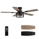 Nuoqiso 52 Inch Flush Mount Ceiling Fans Lights And Remote Control Profile. Fixed Price $198.72.