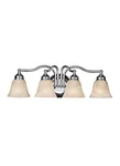 Murray Fiess VS6703CH Bristol Alabaster Wall Vanity Bath Lighting, Chrome, 3-LIG. Fixed Price $76.50.