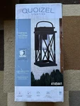 Quoizel 4145441 17.88" Saint Elias 1-LIGHT Outdoor Wall Lantern Black. Fixed Price $55.00.