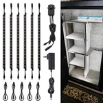 Torchstar Led Safe Lighting Kit, (6) 12 Inch Linkable Bars + Motion Sen.... Fixed Price $56.99.