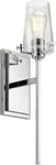 Kichler Alton 45295 Wall Sconce Light 100-W Clear Seeded Glass Chrome. Fixed Price $49.95.