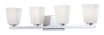 Minka Lavery 6544 City Square Light Bathroom Vanity - Chrome. Fixed Price $295.20.